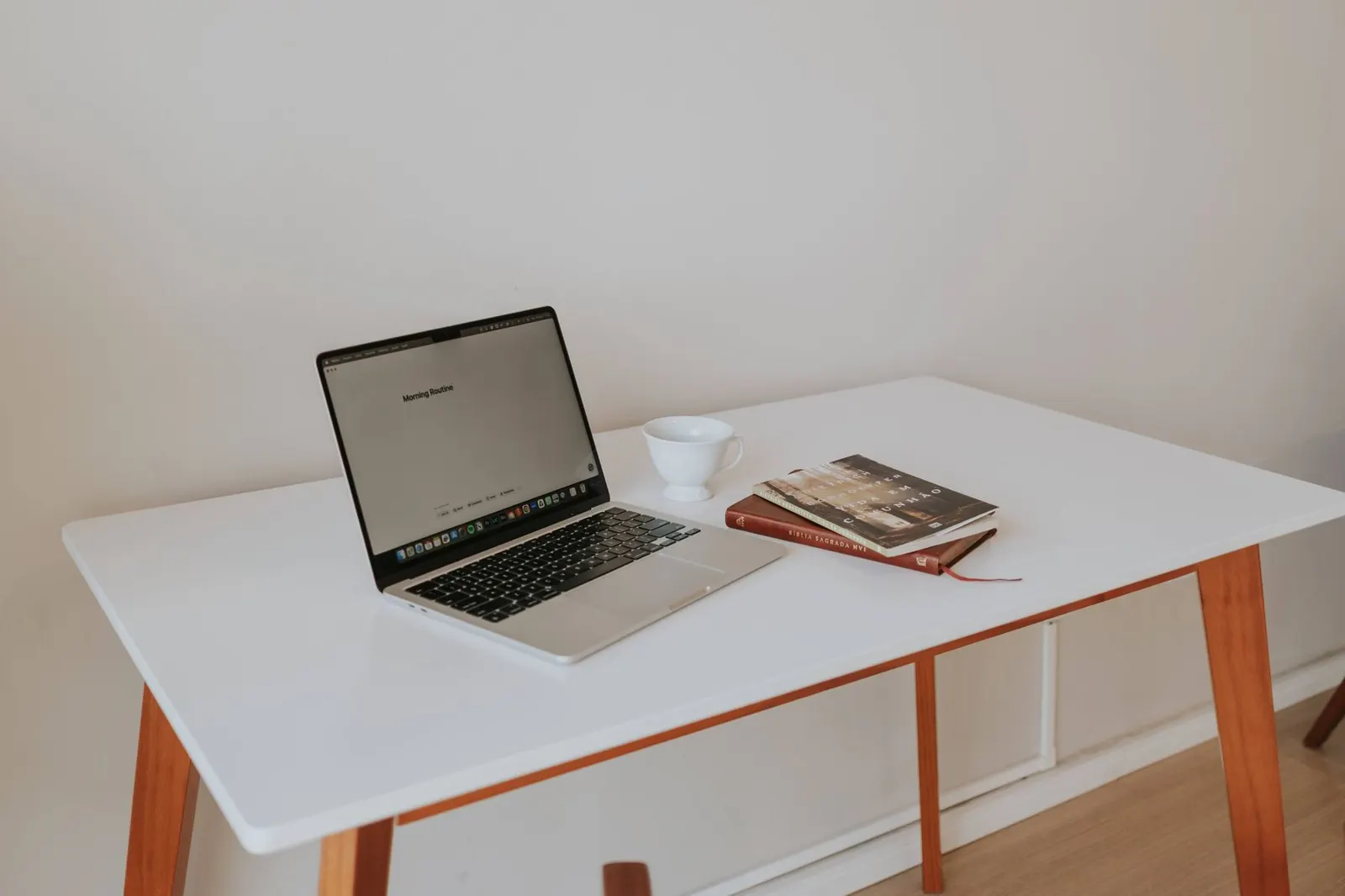 An empty office with desks, chairs and a clean floor